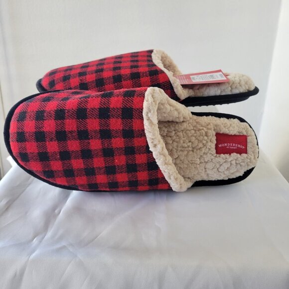 Target Wondershop Red Checkboard Woman’s Adult Slipper (1 Pair - Size Large) - Picture 5 of 11
